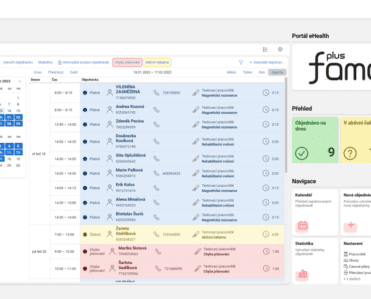 Portál pacienta - backend zóna